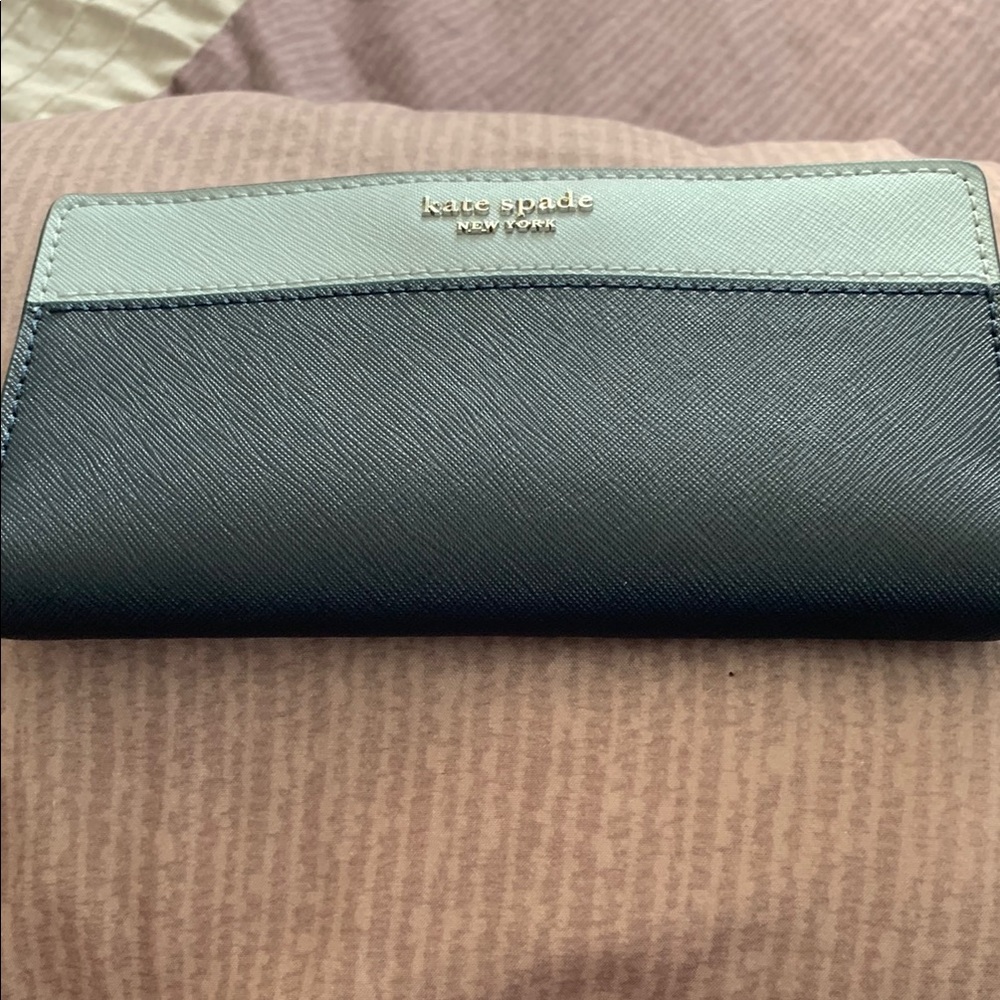 kate spade ♠️ navy blue and light blue Women's Wallet